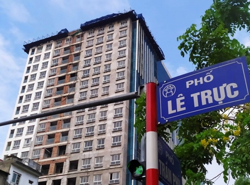 Chưa “chốt” được thời điểm tháo dỡ công trình sai phạm 8B Lê Trực