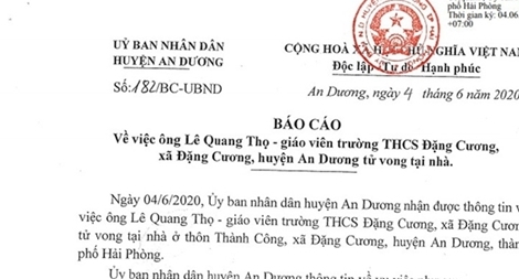 Giáo viên dạy nhạc tử vong bất thường tại nhà