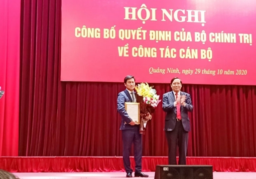 Thứ trưởng Bộ Xây dựng Nguyễn Tường Văn giữ chức vụ Phó Bí thư Tỉnh ủy Quảng Ninh