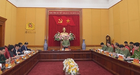 Tăng cường tiềm lực Công an cấp huyện, hiện đại hóa Cảnh sát Cơ động