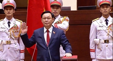 Đồng chí Vương Đình Huệ được bầu giữ chức vụ Chủ tịch Quốc hội