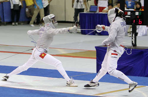 Đấu kiếm Việt Nam vô địch Đông Nam Á 2016