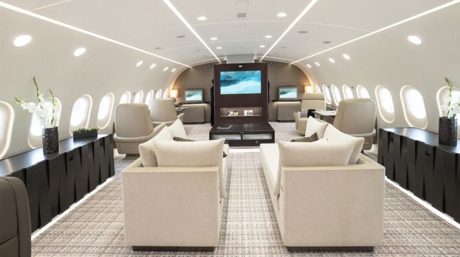 Chiêm ngưỡng nội thất xa hoa trên "siêu" máy bay giá hơn 7 nghìn tỉ đồng