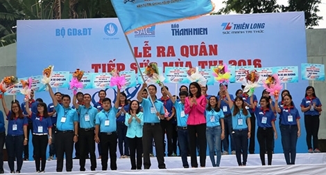 20.000 lượt sinh viên tình nguyện “Tiếp sức mùa thi”