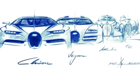 Khám phá thiết kế nguyên gốc của siêu phẩm Bugatti Chiron