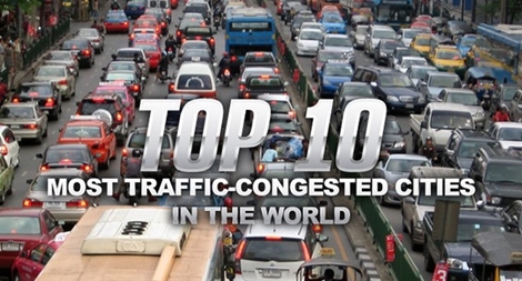 Điểm mặt những “thành phố kẹt xe” kinh hoàng nhất