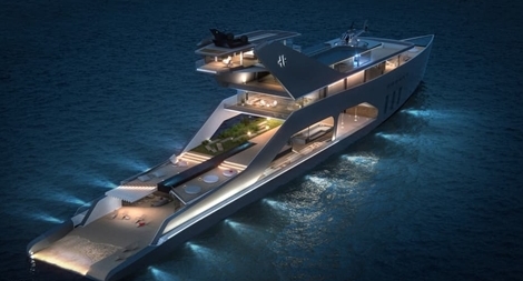 Khám phá siêu du thuyền "chỉ dành cho tỉ phú"