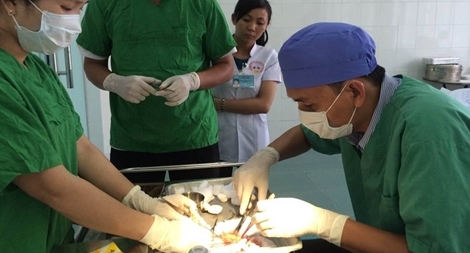 Bệnh viện nơi biên giới thành công kỹ thuật ghép da tự thân