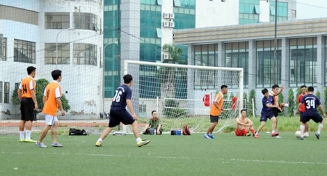 Báo CAND giành giải Nhì môn bóng đá nam 7 người