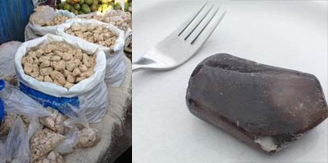 Tập quán ăn... đất ở Cameroon