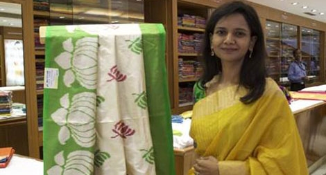 Nữ chủ nhân thương hiệu trang phục truyền thống sari nổi tiếng