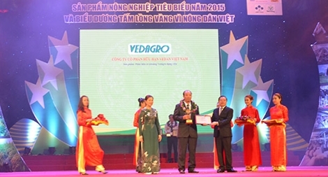 Sản phẩm của Vedan đạt giải thưởng nông nghiệp tiêu biểu