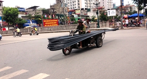 Xe thô sơ được các tỉnh đưa vào báo cáo thường kỳ an toàn giao thông