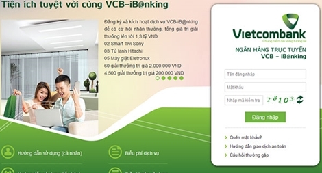 Khách hàng Vietcombank cần chú ý bảo mật thông tin