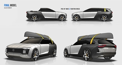 Volkswagen sẽ sản xuất dòng xe lai có thể “biến hình”?