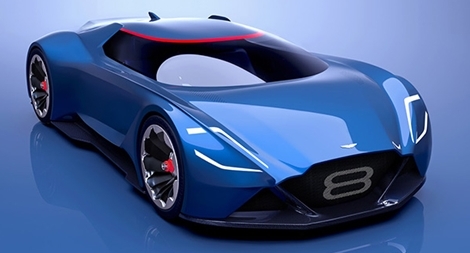 Chiêm ngưỡng Vision 8, tương lai của Aston Martin V8 Vantage