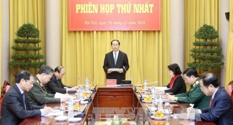 Chủ tịch nước chủ trì phiên họp Hội đồng Quốc phòng và An ninh