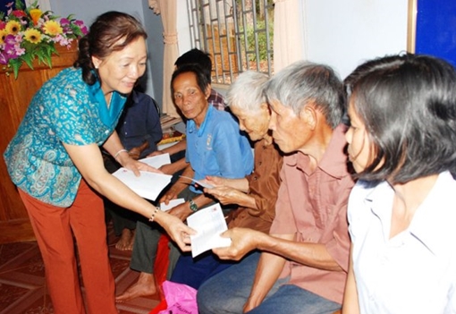 Người phụ nữ có tấm lòng nhân hậu