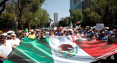 Người dân Mexico biểu tình phản đối Tổng thống Mỹ