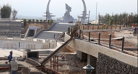 Khu tưởng niệm 'trận hải chiến Gạc Ma' dần hình thành 