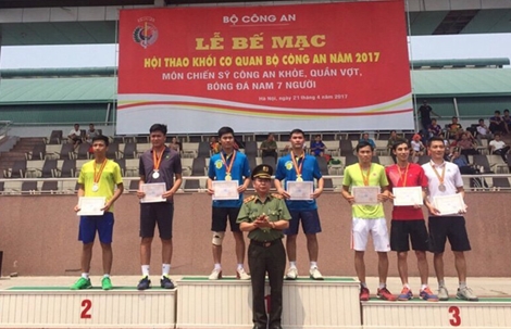 Bế mạc hội thao khối cơ quan Bộ Công an