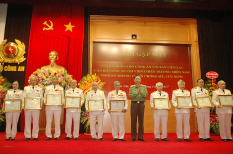 Gặp mặt truyền thống cán bộ Công an chi viện chiến trường miền Nam