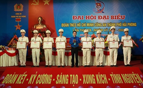 Tuổi trẻ CATP Hải phòng tổ chức Đại hội đại biểu Đoàn TNCS Hồ Chí Minh