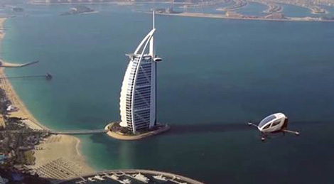 Thành phố Dubai sắp có taxi bay tự hành?