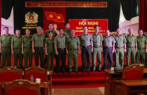 Trường Trung cấp CSND VI Tổng kết năm học 2016 - 2017