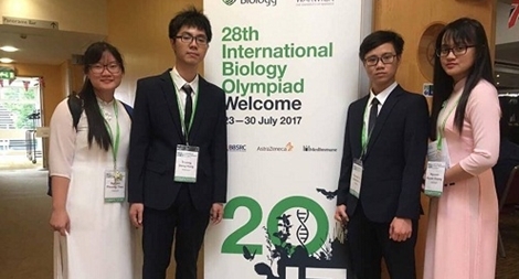 Việt Nam giành huy chương vàng Olympic Sinh học quốc tế 