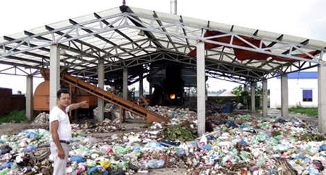 Lò đốt rác hơn 6 tỷ có nguy cơ “chết yểu”