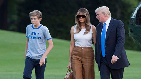 Con trai Tổng thống Donald Trump muốn theo nghiệp “quần đùi áo số”