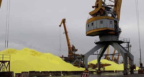 Họp khẩn giải quyết 4 vạn tấn lưu huỳnh chất đống tại Cảng Hải Phòng