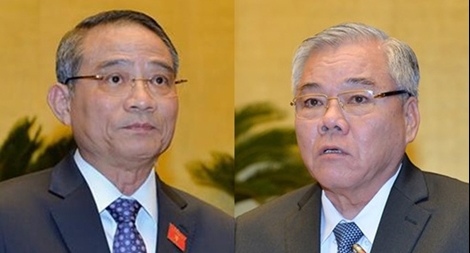 Quốc hội tiến hành miễn nhiệm 2 ‘Tư lệnh’ ngành