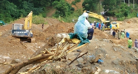 Tìm thấy thi thể nạn nhân thứ 3 trong vụ sạt lở vùi lấp 4 người ở Phước Sơn
