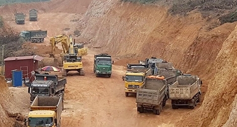 Tạm đình chỉ hoạt động của doanh nghiệp khai thác đất tại Thuỷ Nguyên