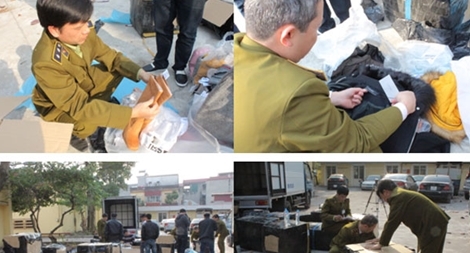 Nghi nhập lậu lô hàng quần áo mang nhãn hiệu Zara