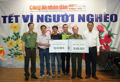 Hơn 6,7 tỷ đồng cho chương trình “Tết vì người nghèo” Xuân Mậu Tuất 2018