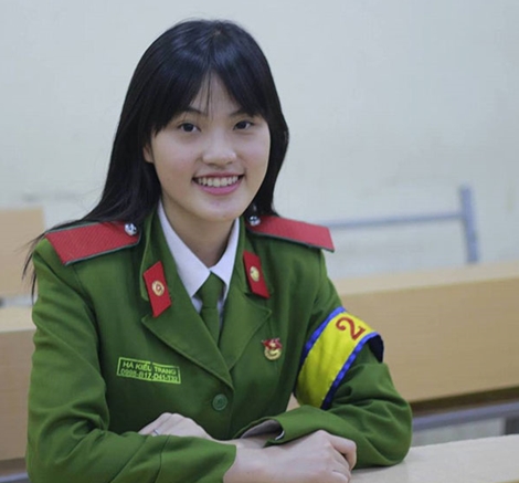 Nữ sinh viên Cảnh sát "5 tốt" Hà Kiều Trang