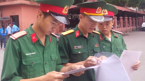 Nhiều trường quân đội bổ sung thêm tổ hợp Toán-Lý-Anh vào xét tuyển