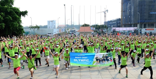 Herbalife hưởng ứng ngày chạy Olympic