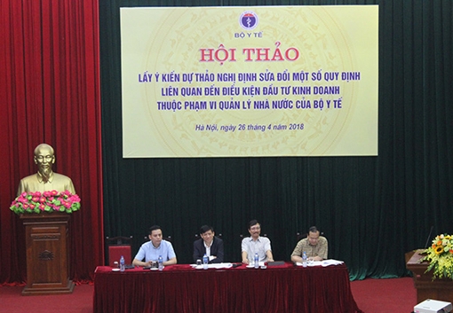 Nhiều điều kiện đầu tư kinh doanh trong lĩnh vực y tế sẽ được bãi bỏ