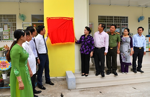 Vietcombank tài trợ 5 tỷ đồng xây dựng Trường Mầm non Hưng Thạnh