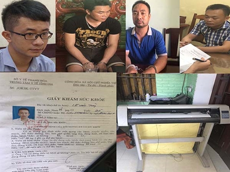 Phát hiện đường dây "sản xuất" giấy tờ giả ở Thanh Hóa