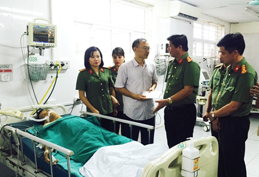 Truy bắt tội phạm về ma túy, một cán bộ Công an bị đâm trọng thương