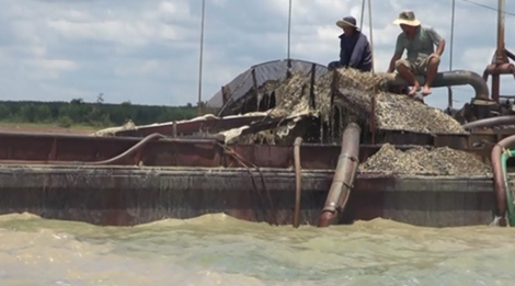 Phát hiện nhiều sai phạm trong khai thác cát ở khu vực hồ Dầu Tiếng