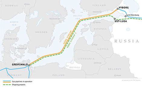 Nga xây dựng tuyến ống dẫn khí Nord Stream 2, Ukraine bày tỏ lo ngại