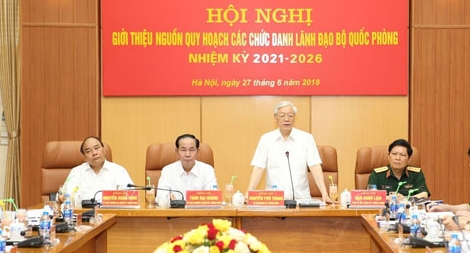 Giới thiệu nguồn quy hoạch lãnh đạo Bộ Quốc phòng