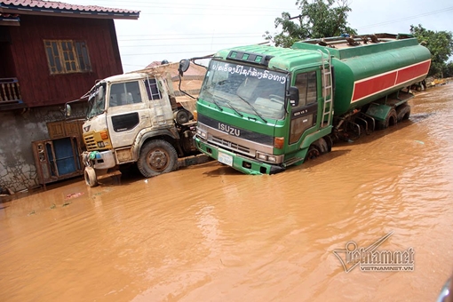 Vỡ đập thủy điện ở Lào: Quánh bùn đất bên trong rốn lũ Attapeu