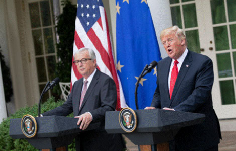 Mỹ và châu Âu “đình chiến” thương mại